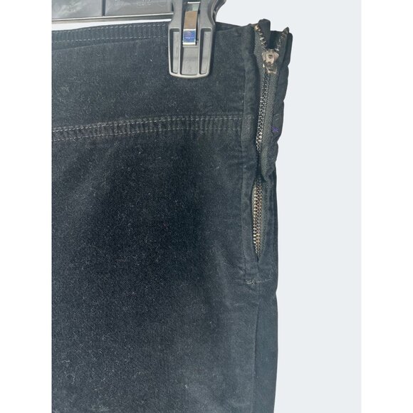 Free People In My Feelings Cropped Slim Black Velvet Flare Pants Size Small - Picture 8 of 14